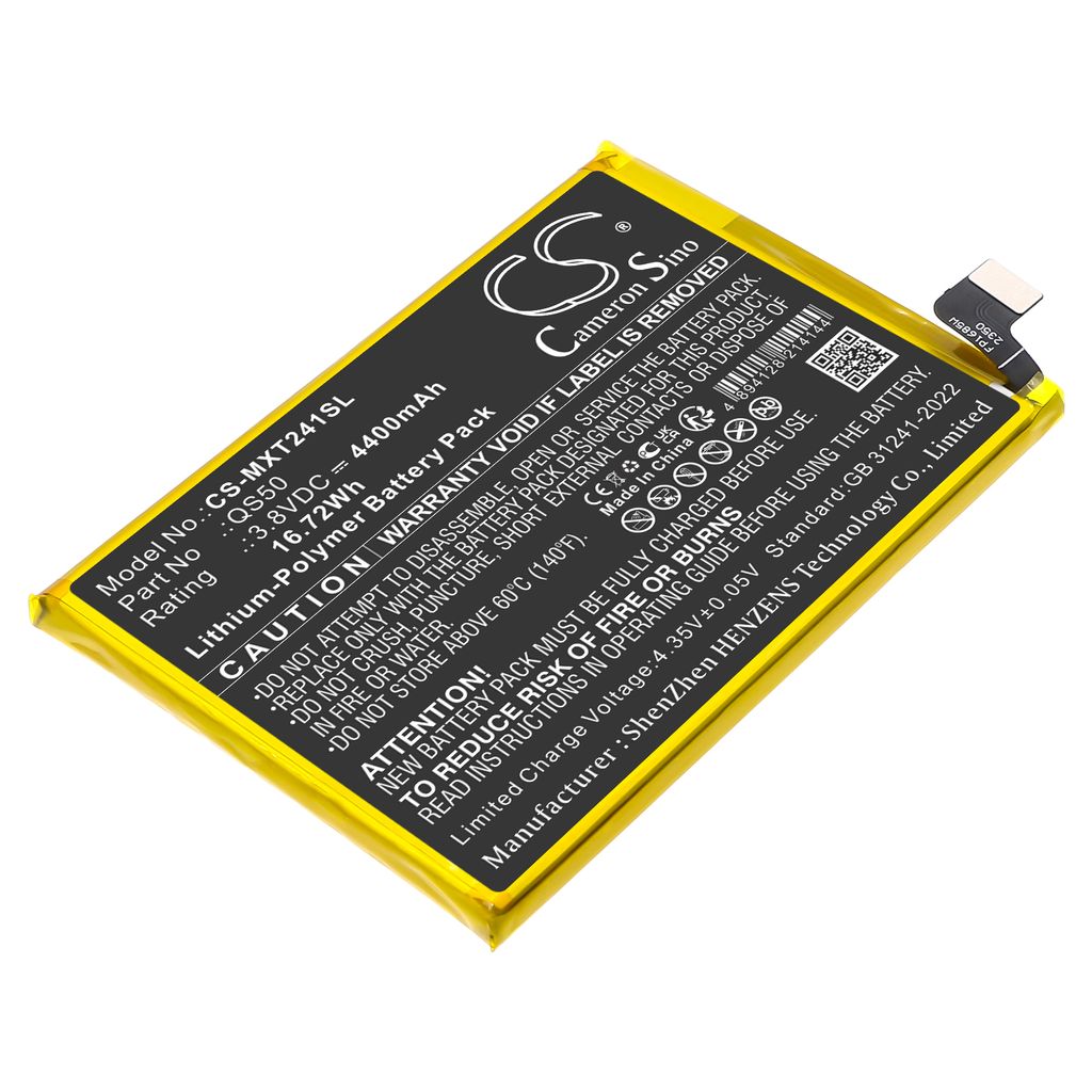 Batteri til Motorola QS50 4400 mAh