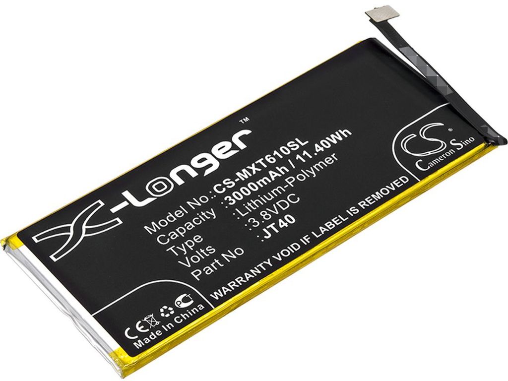 Batteri til Motorola JT40 3000 mAh