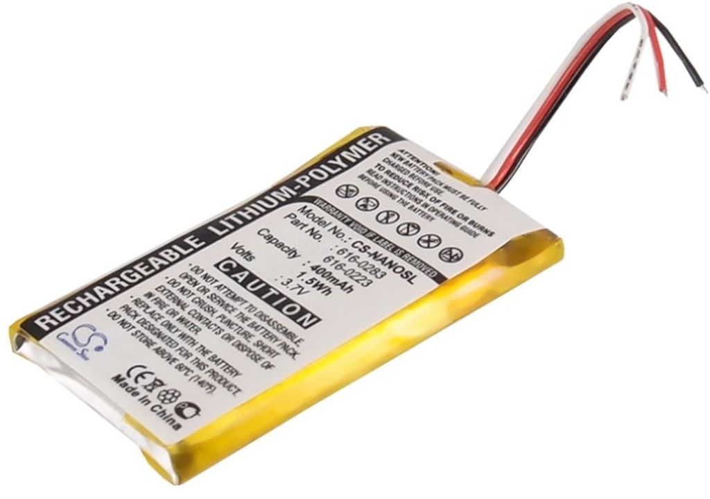 Batteri til Apple 616-0283,616-0223,616-0224 400 mAh