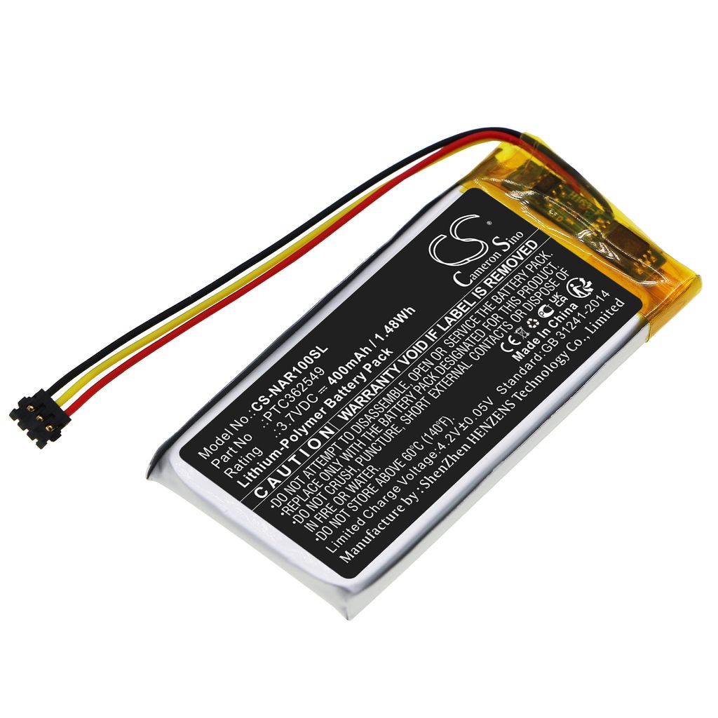 Batteri til Arlo PTC362549 400 mAh