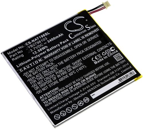 Batteri til ONN YB2798103 3400 mAh