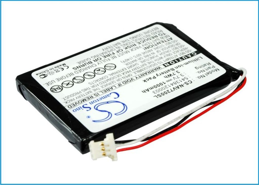 Batteri til Navigon 541384120003,JS541384120003,GTC39110BL08554 1000 mAh