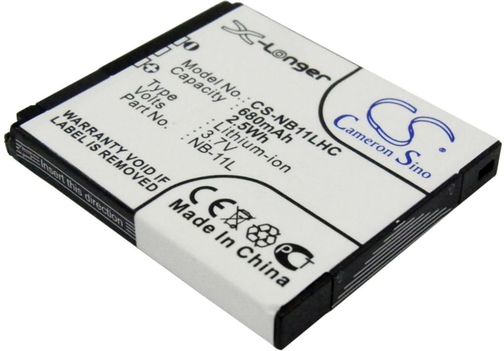 Batteri til Canon NB-11L,NB-11LH (680mAh)