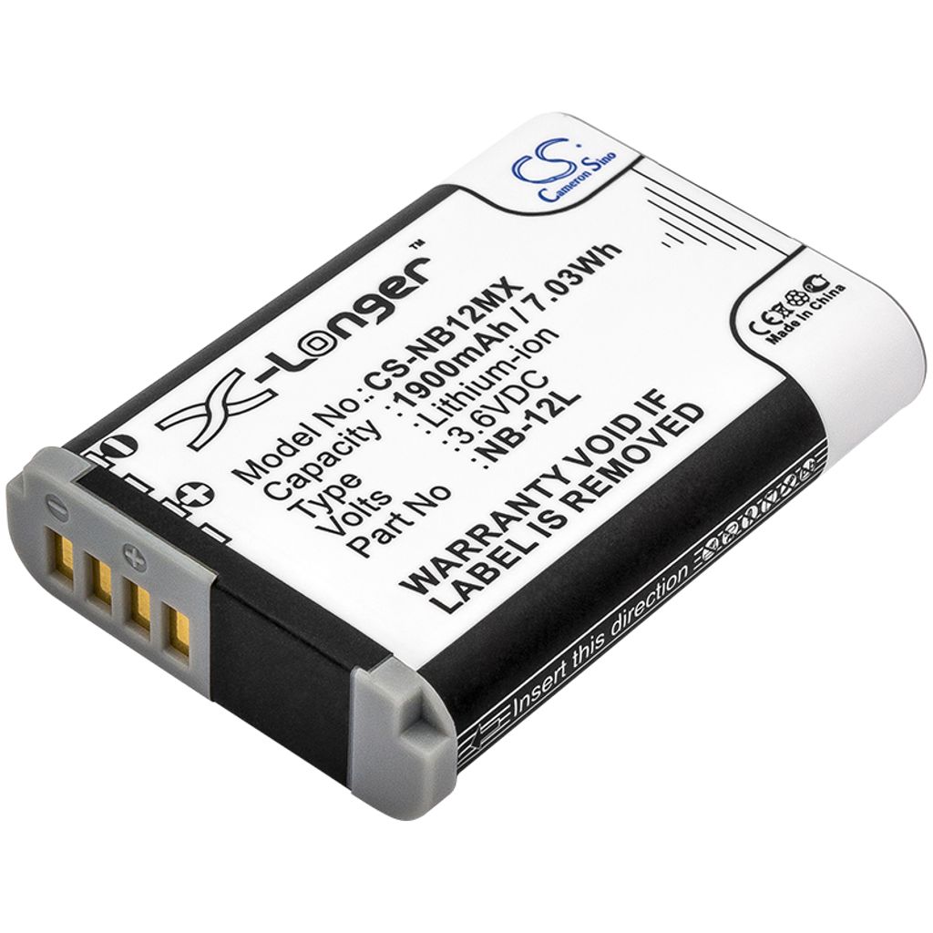 Batteri til Canon NB-12L (1900mAh)