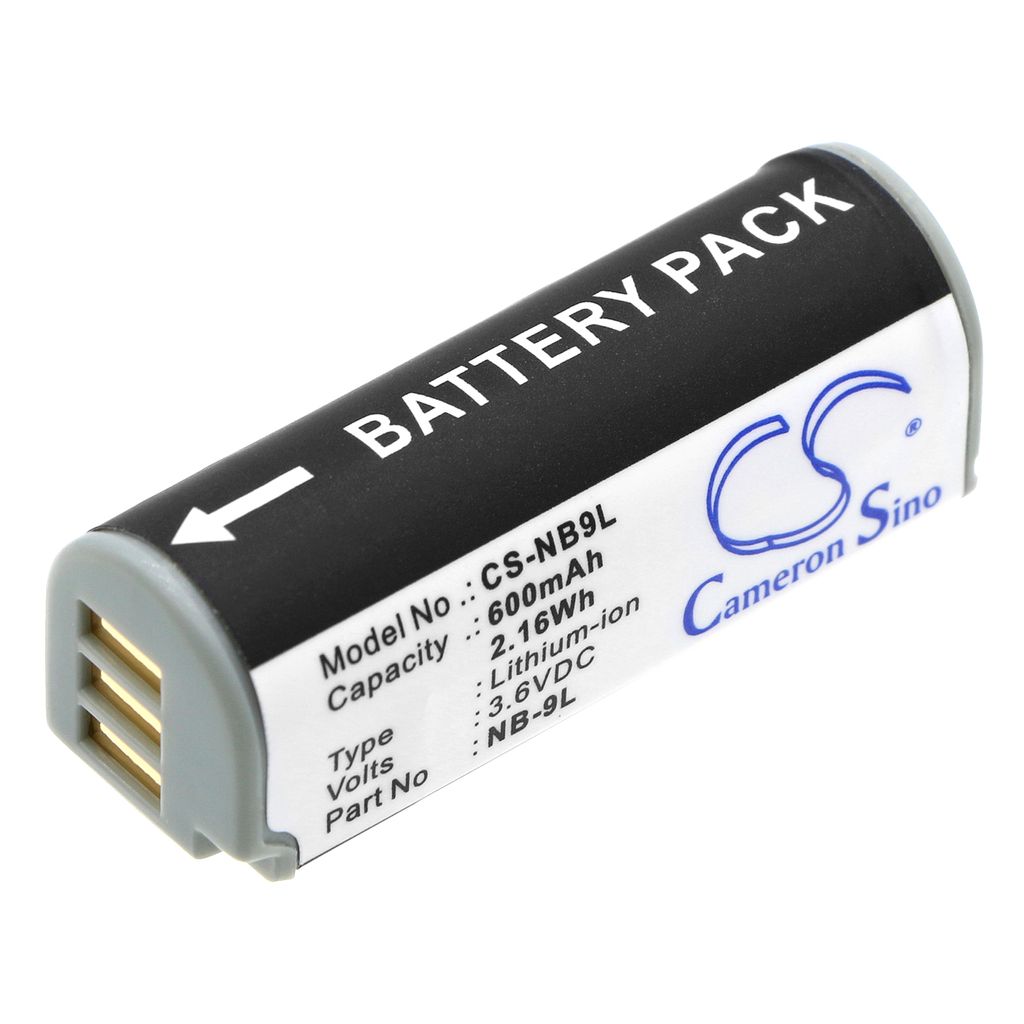 Batteri til Canon NB-9L (600mAh)