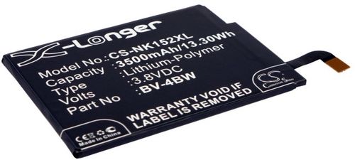 Batteri til Nokia BV-4BW 3500 mAh