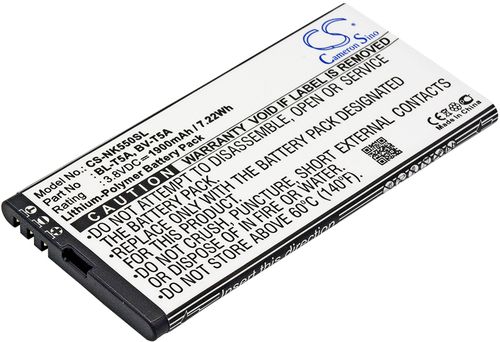 Batteri til Microsoft BL-T5A,BV-T5A 1900 mAh