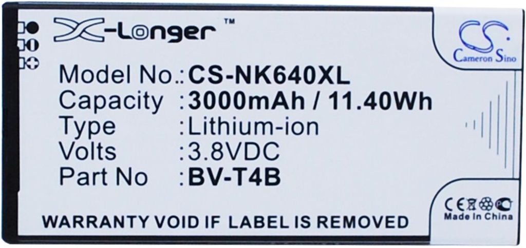Batteri til Microsoft 3000 mAh