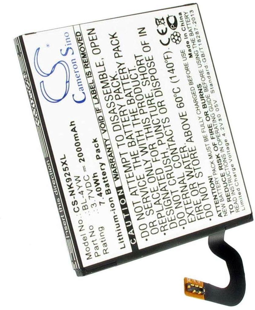 Batteri til Nokia BL-4YW 2000 mAh