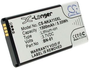 Batteri til Nokia BN-01 1500 mAh