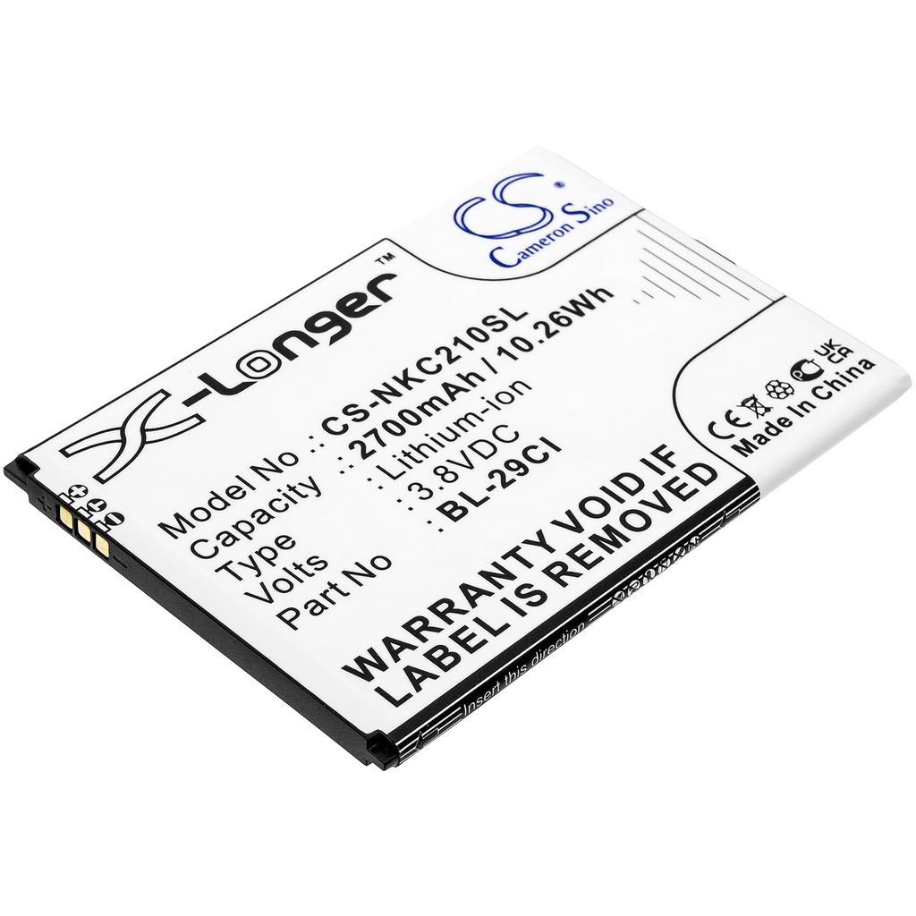Batteri til Nokia BL-29CI,BL-29CL 2700 mAh