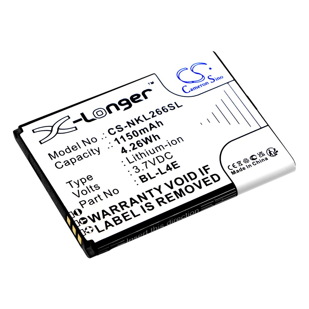 Batteri til Nokia BL-L4E 1150 mAh