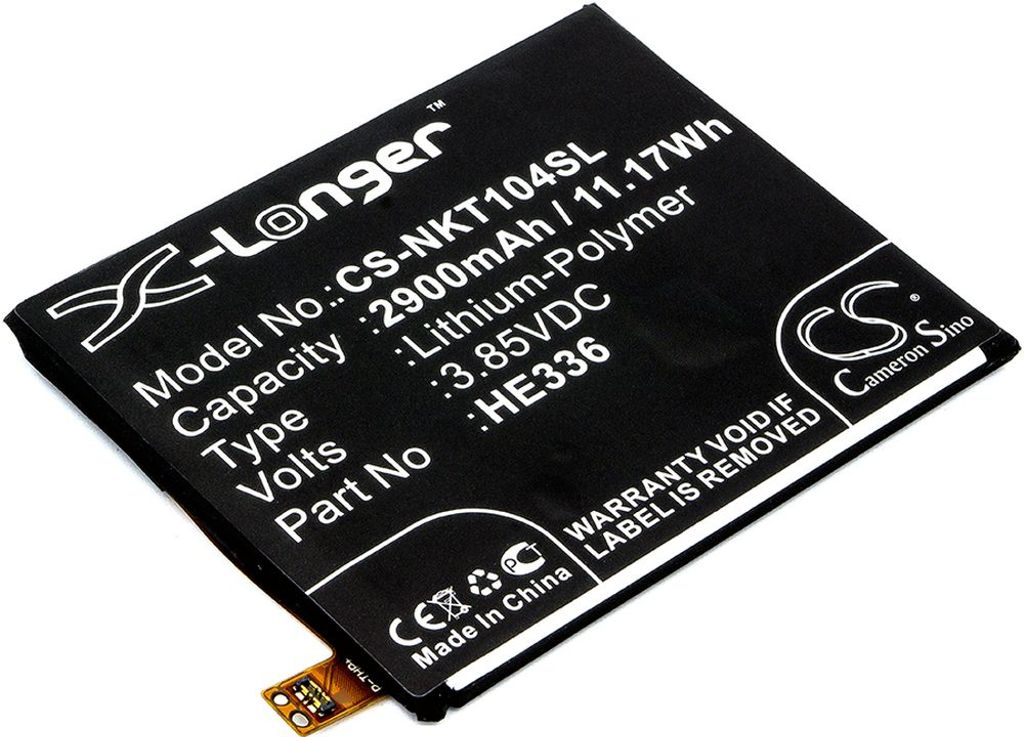 Batteri til Nokia HE336,HE321 2900 mAh