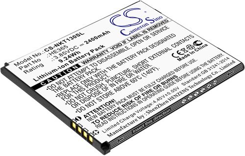 Batteri til Nokia HE365 2400 mAh