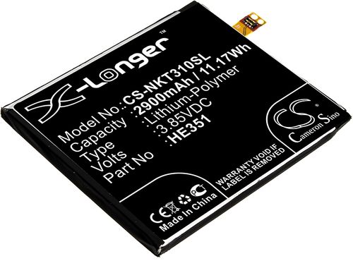 Batteri til Nokia HE351 2900 mAh
