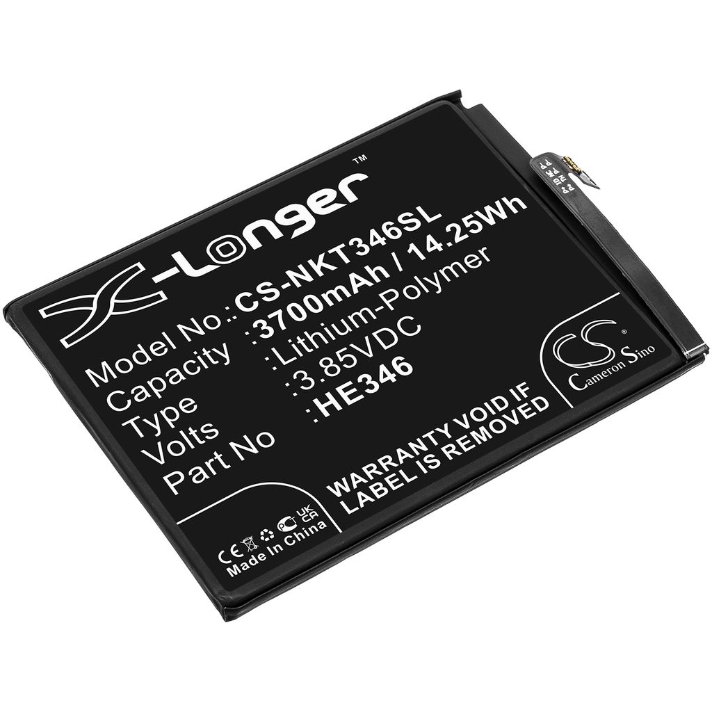 Batteri til Nokia HE346 3700 mAh