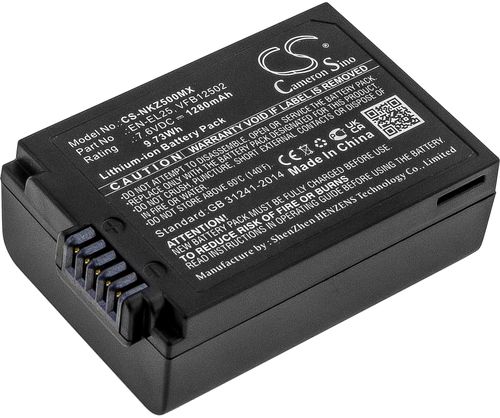 Batteri til NiKon EN-EL25,VFB12502 (1280mAh)