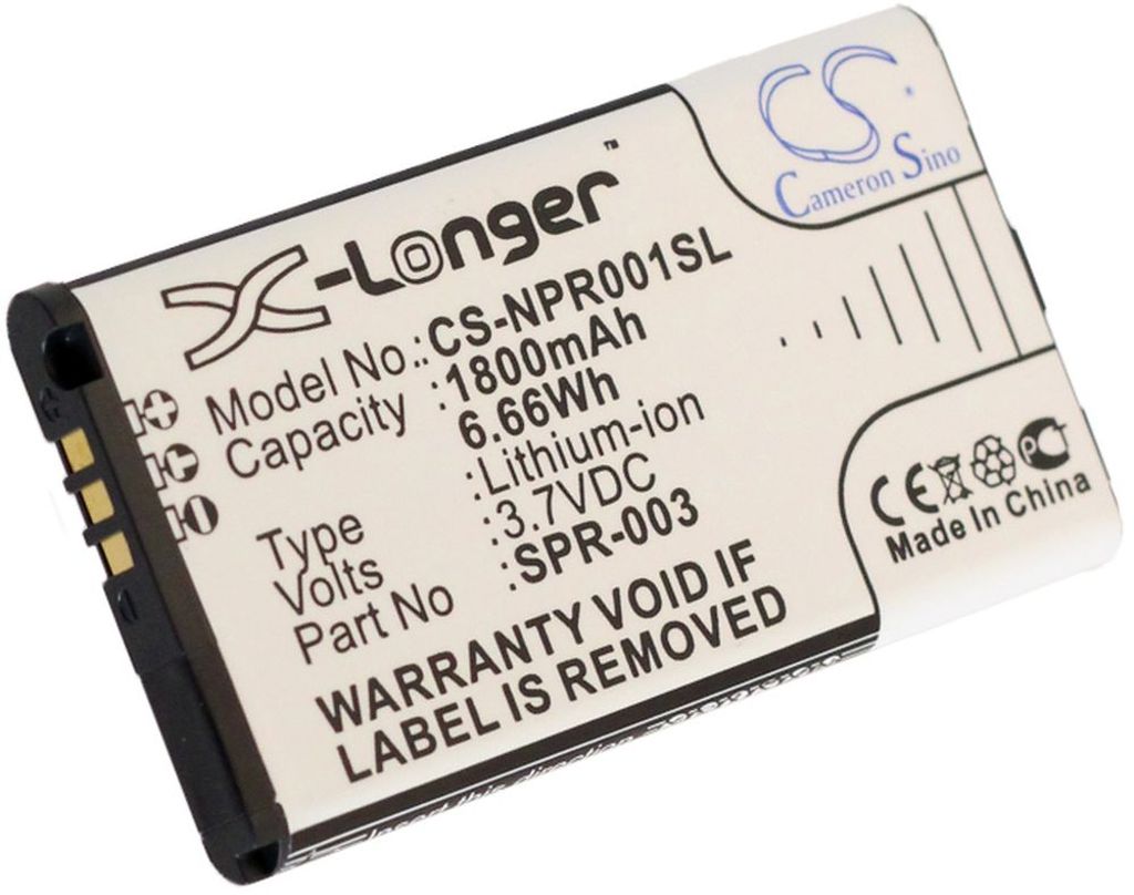 Batteri til Nintendo SPR-003,SPR-A-BPAA-CO 1800 mAh