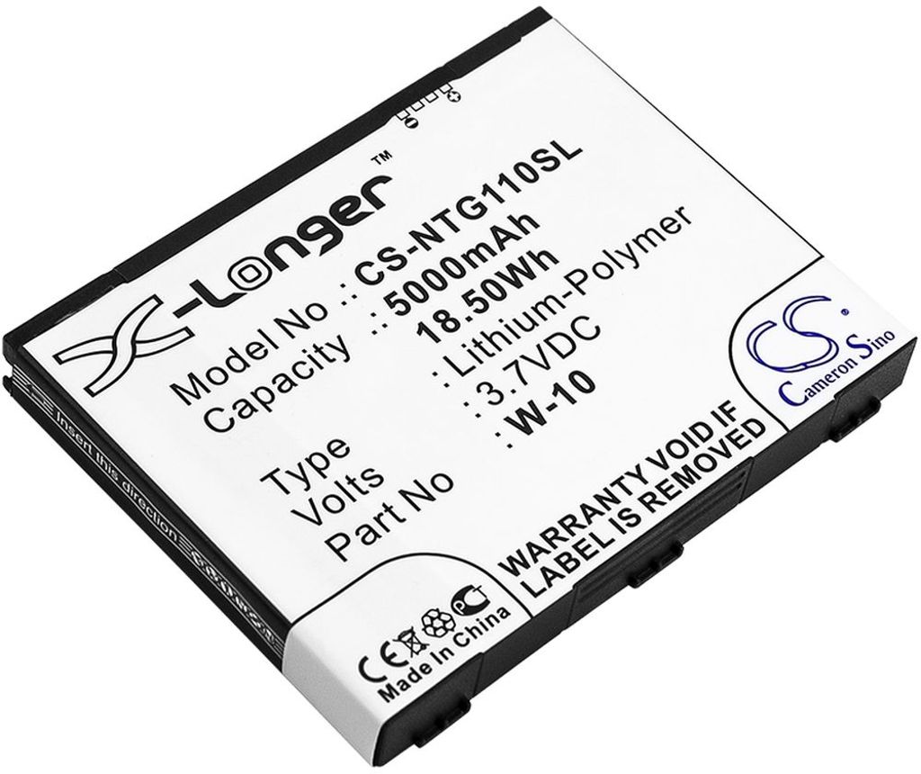 Batteri til Netgear 308-10019-01,W-10 5000 mAh