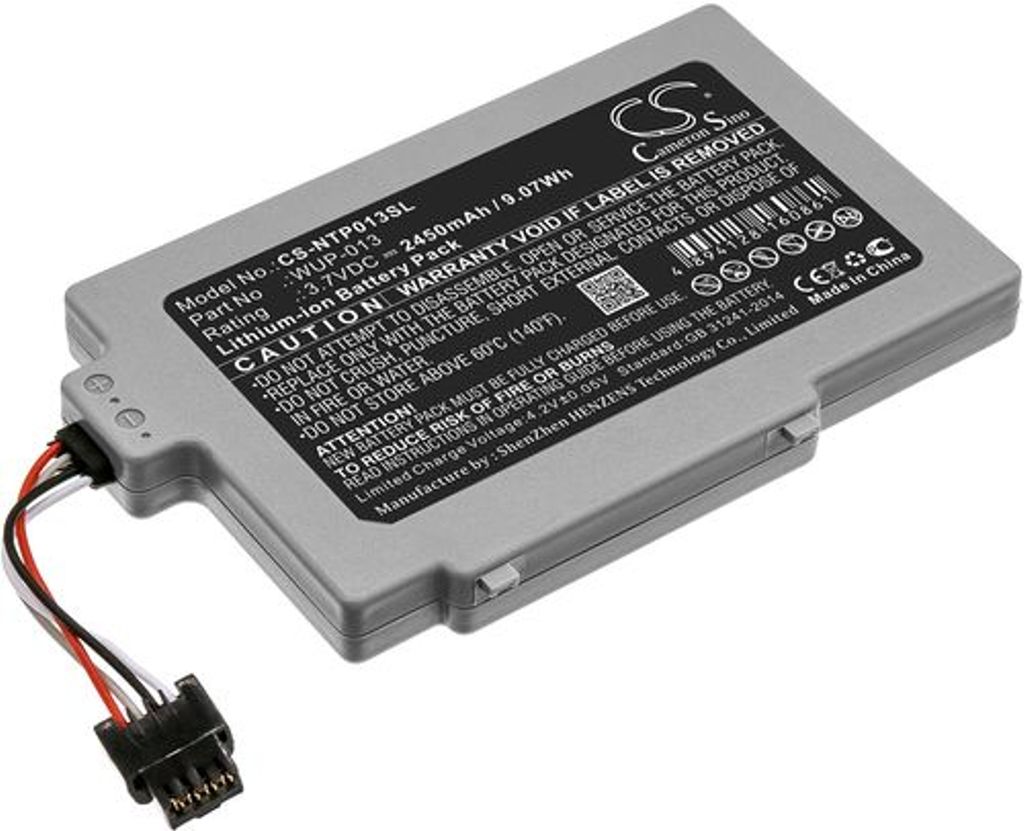 Batteri til Nintendo WUP-013 2450 mAh