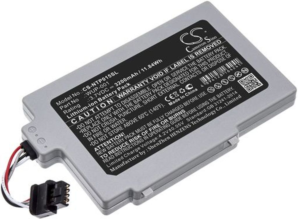 Batteri til Nintendo WUP-001 3200 mAh