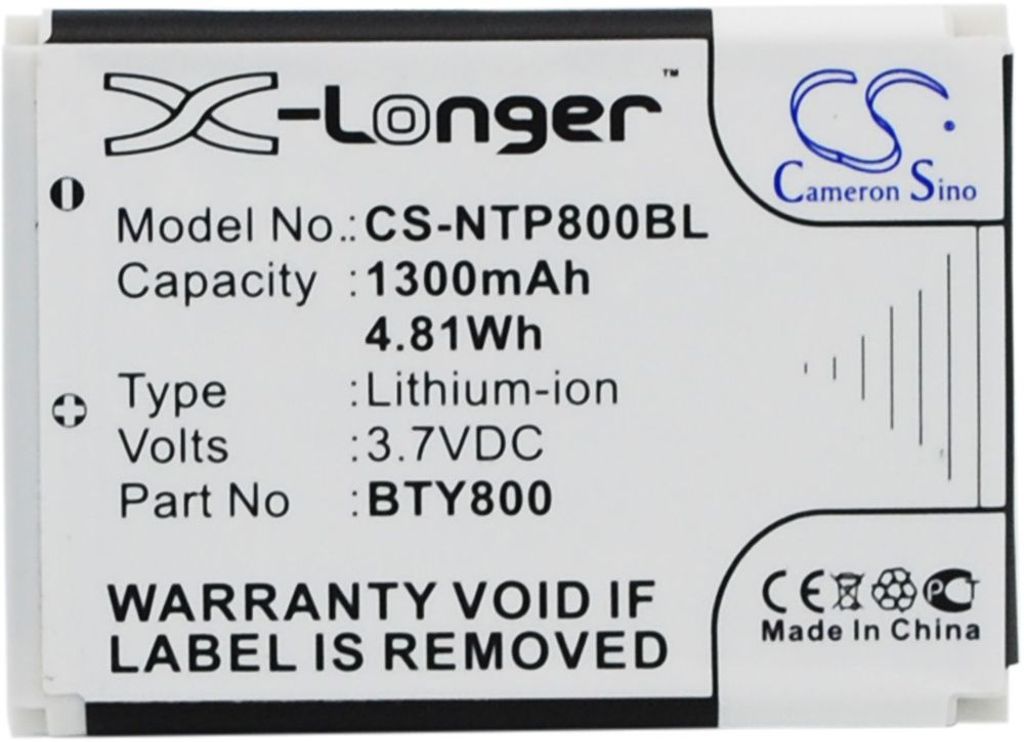 Batteri til CipherLab KB1B371200005,BA-80S1A2 1100 mAh