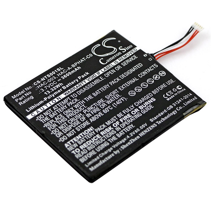 Batteri til Nintendo HAC-003,HAC-A-BPHAT-C0,HAC-A-BPHAT-C1,HAC-A-BPHAT-C2 3600 mAh