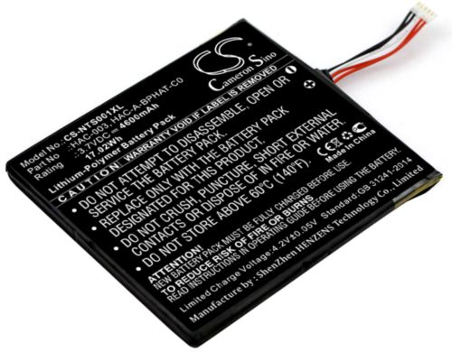 Batteri til Nintendo HAC-003,HAC-A-BPHAT-C0,HAC-A-BPHAT-C1,HAC-A-BPHAT-C2 4300 mAh