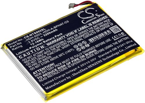 Batteri til Nintendo HDH-A-BPHAT-C0,HDH-003 3200 mAh