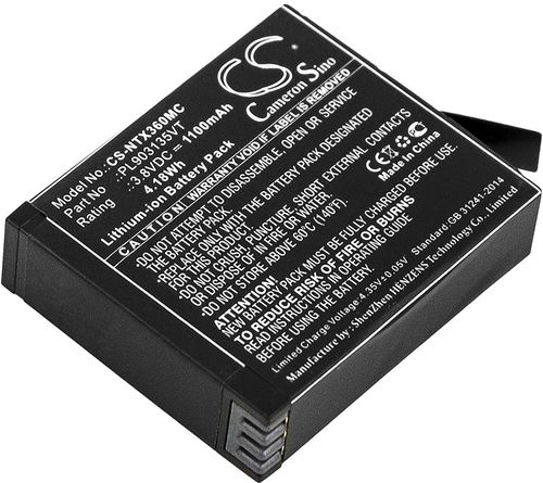 Batteri til Insta360 PL903135VT,PL903135VT-S01 (1100mAh)