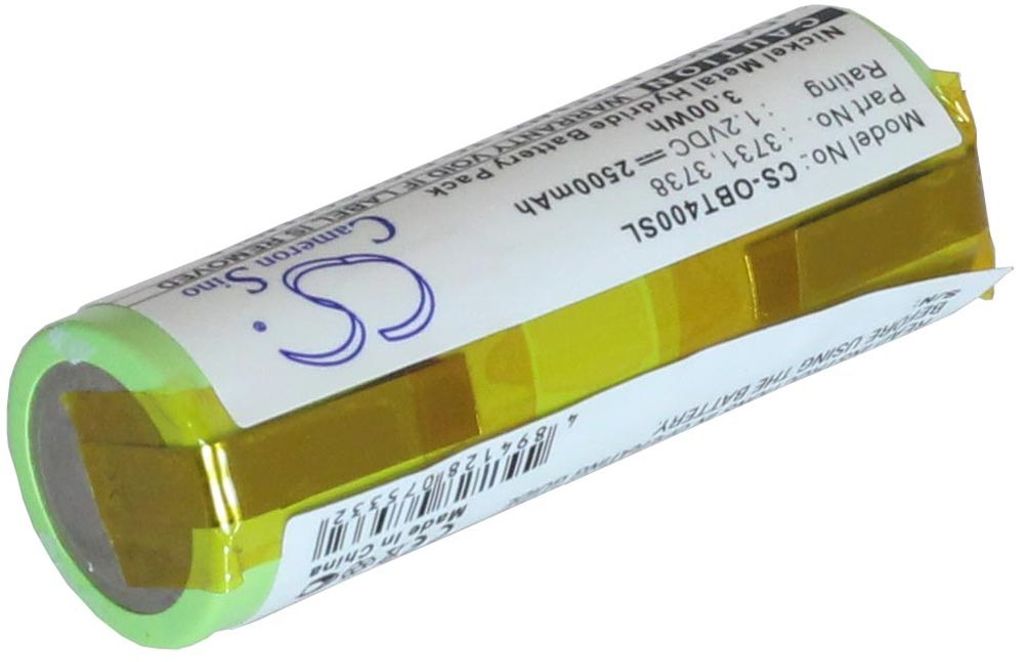 Batteri til Oral-B 3731,3738 2500 mAh