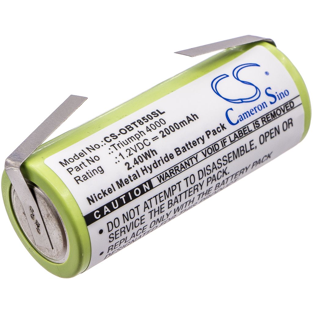 Batteri til Oral-B 3761,3762,3745 2000 mAh