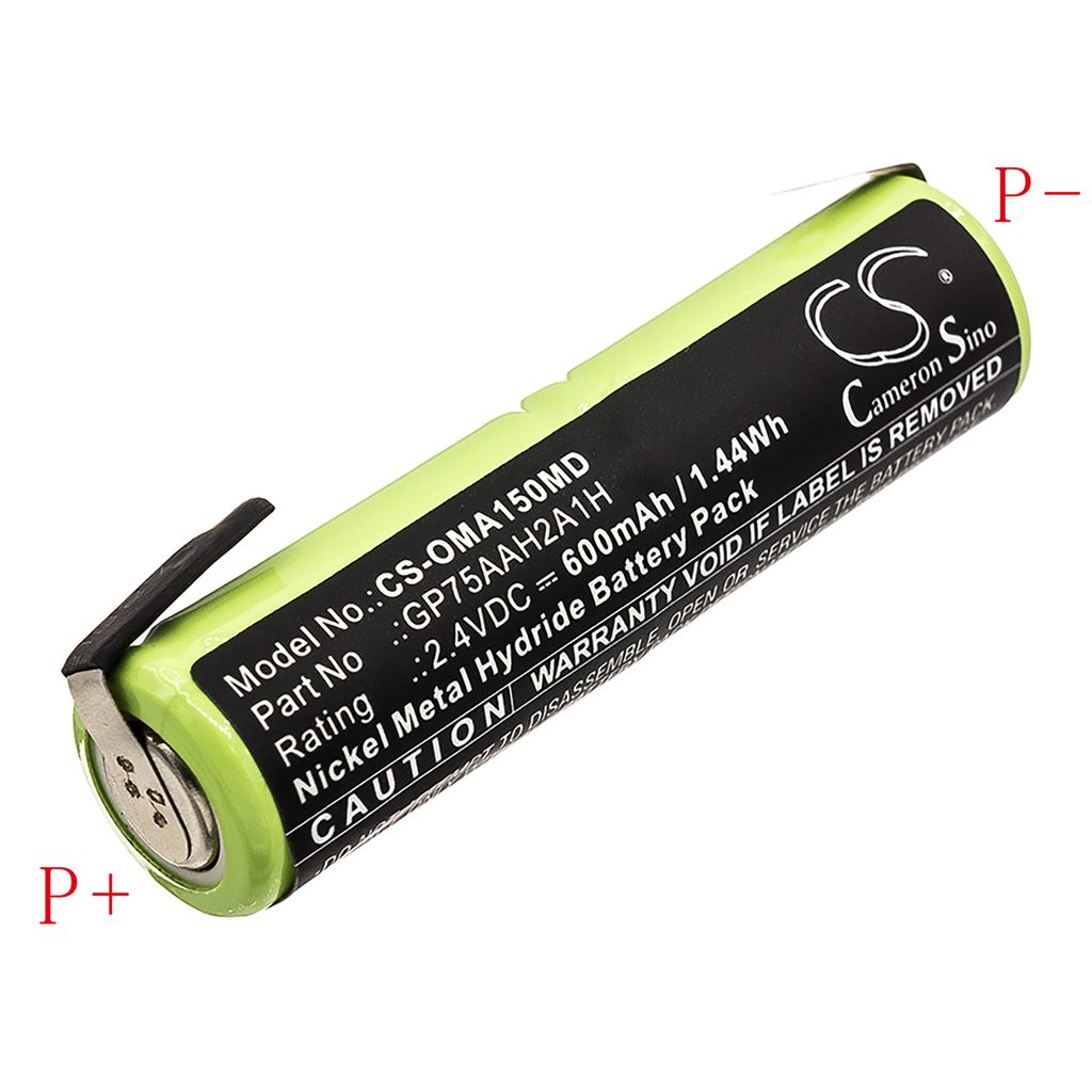 Batteri til Colgate Omron GP75AAH2A1H 600 mAh
