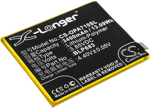 Batteri til Oppo BLP683 3400 mAh