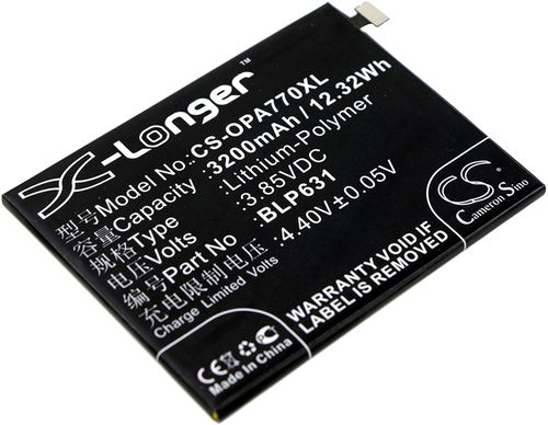 Batteri til Oppo BLP631 3200 mAh