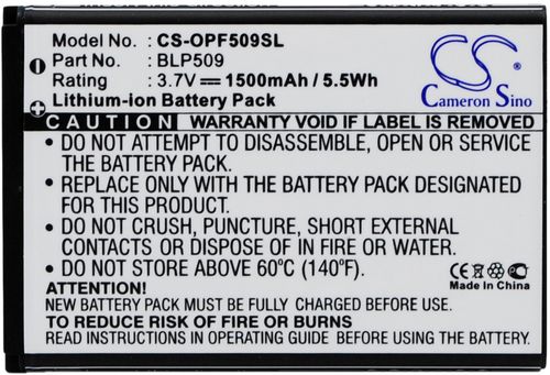 Batteri til Oppo BLP509 1500 mAh