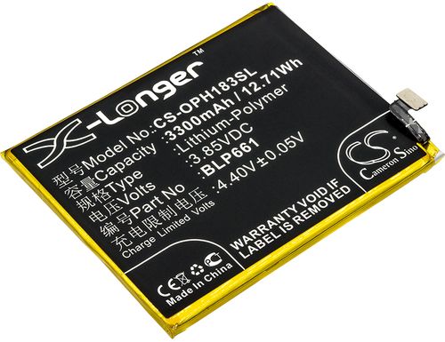 Batteri til Oppo BLP661 3300 mAh