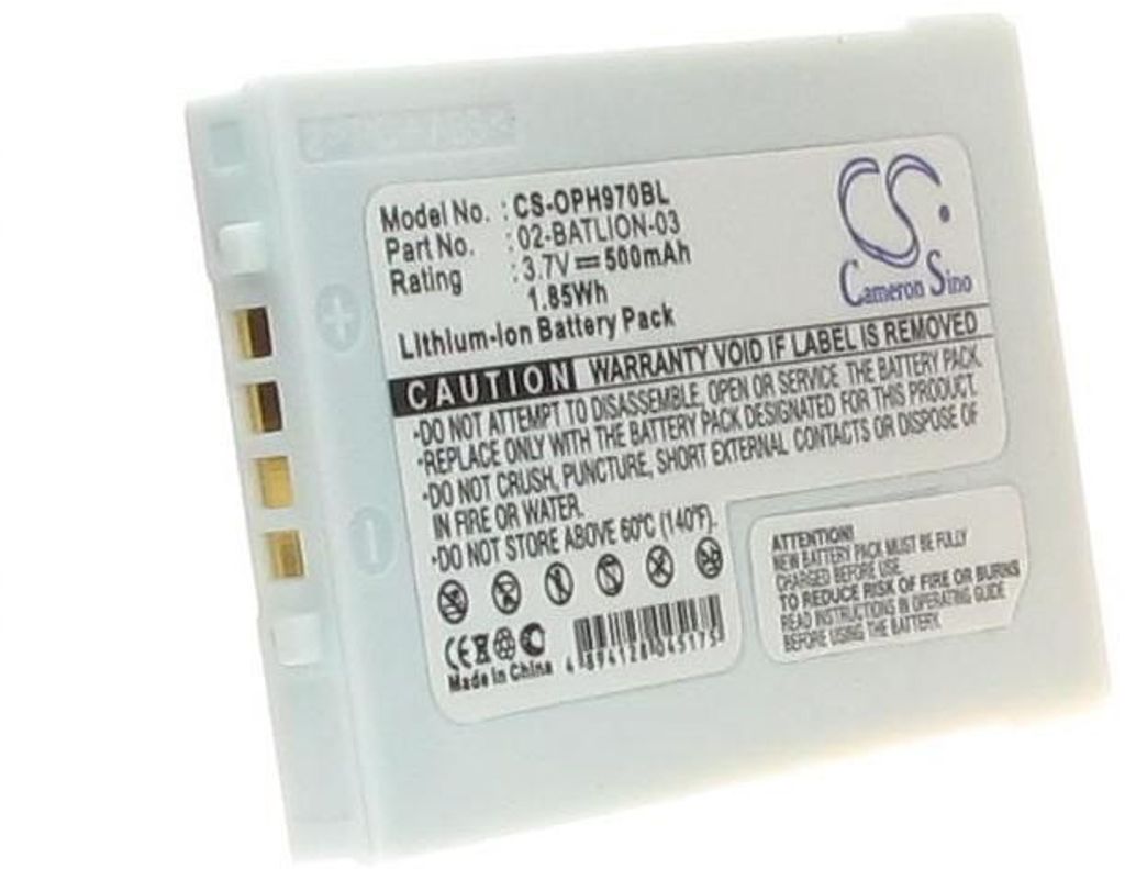Batteri til Opticon 02-BATLION-03,11267,ORBLIOP0012 500 mAh