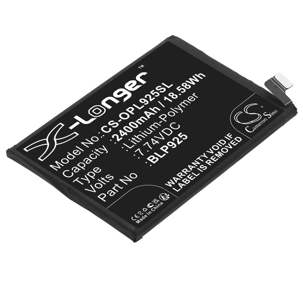 Batteri til Oppo BLP925 2400 mAh