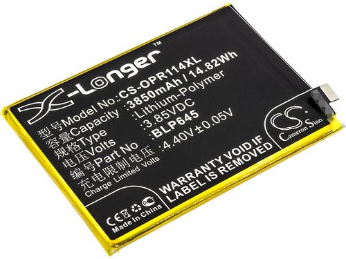 Batteri til Oppo BLP645 3850 mAh