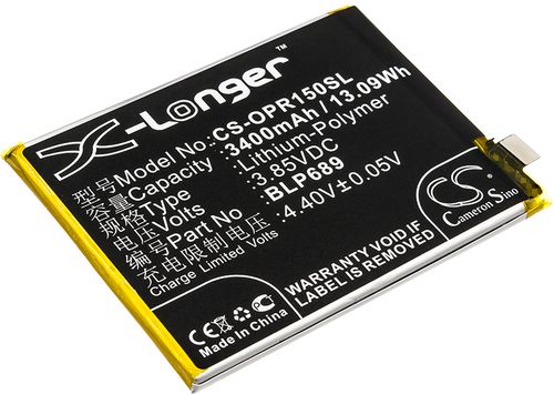 Batteri til Oppo BLP689 3400 mAh