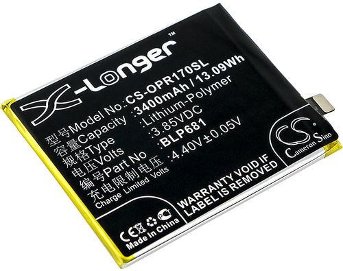 Batteri til Oppo BLP681 3400 mAh