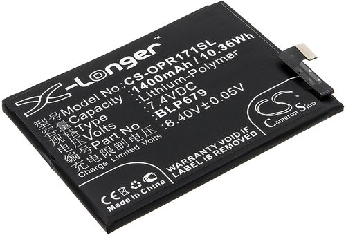 Batteri til Oppo BLP679 1400 mAh