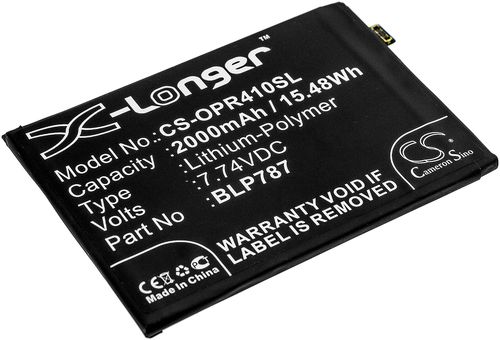 Batteri til Oppo BLP787 2000 mAh