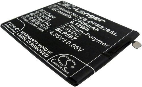 Batteri til Oppo BLP567 2400 mAh
