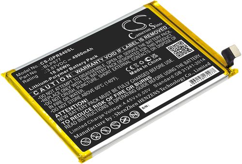 Batteri til Oppo BLP877 4900 mAh