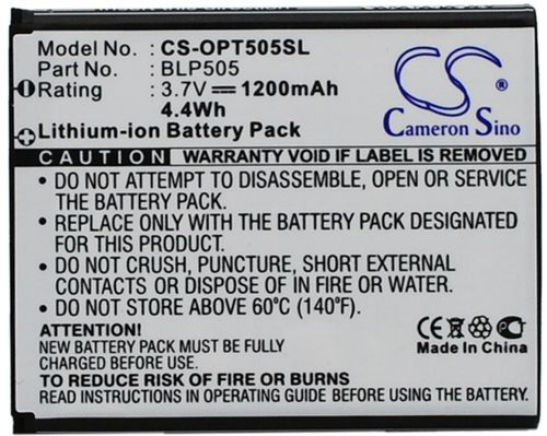 Batteri til Oppo BLP505 1200 mAh