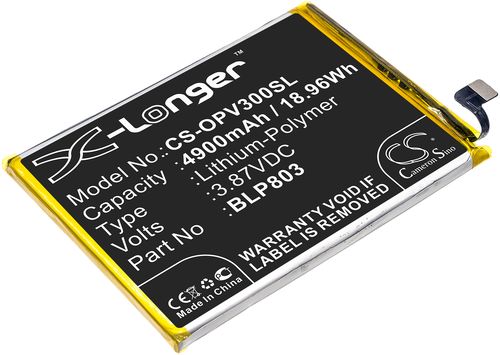 Batteri til Oppo BLP803 4900 mAh