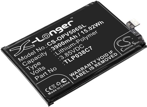 Batteri til Alcatel TLP038C7 3900 mAh