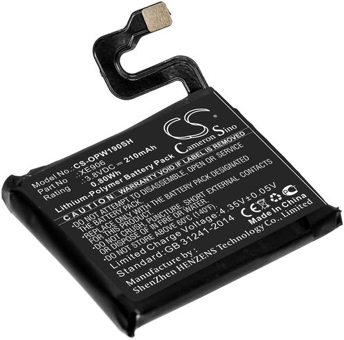 Batteri til Oppo XE906 210 mAh